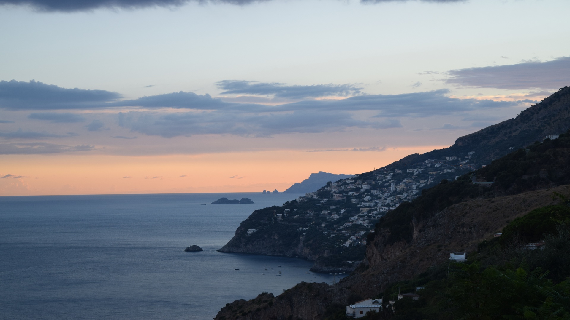 Amalfi Coast panoramic view