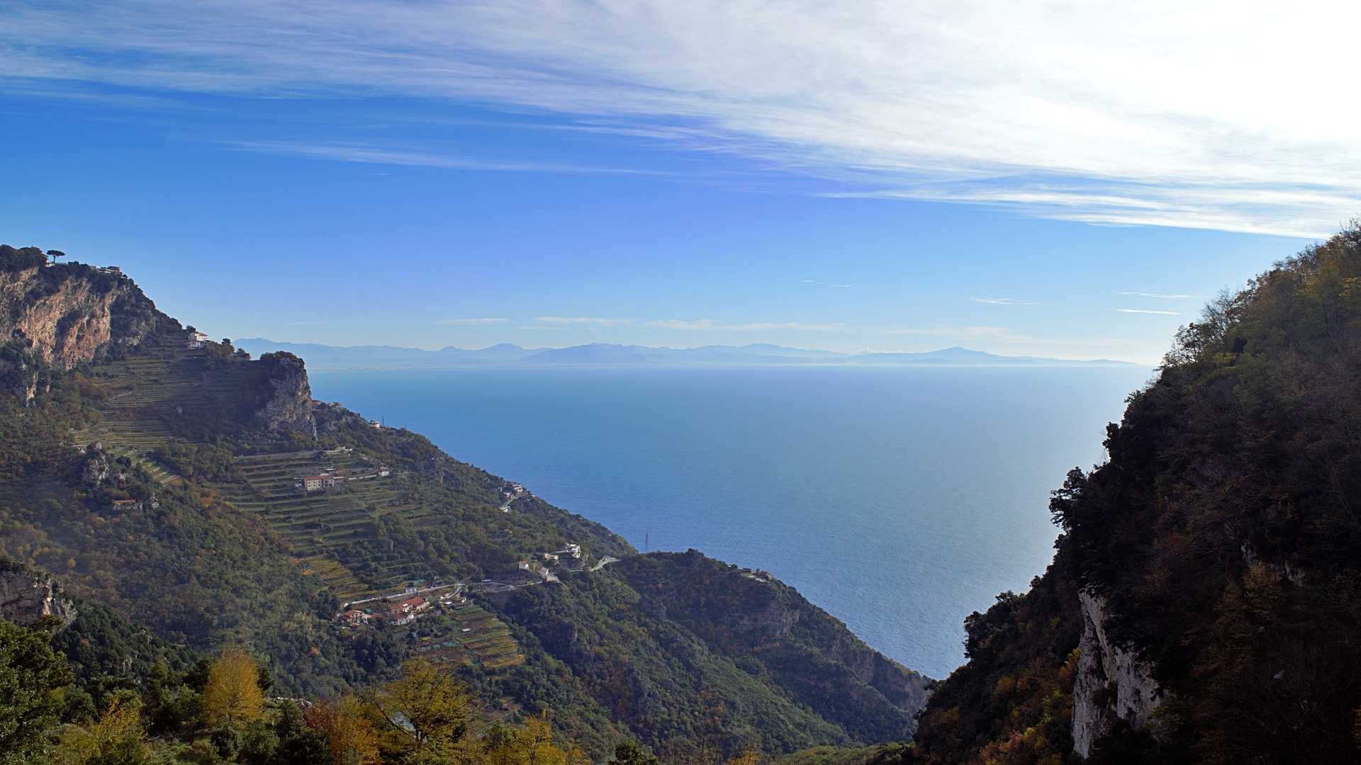 Luxury terrace with sea view